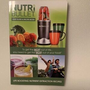 NutriBullet User Guide & Recipe Book - Black and Green